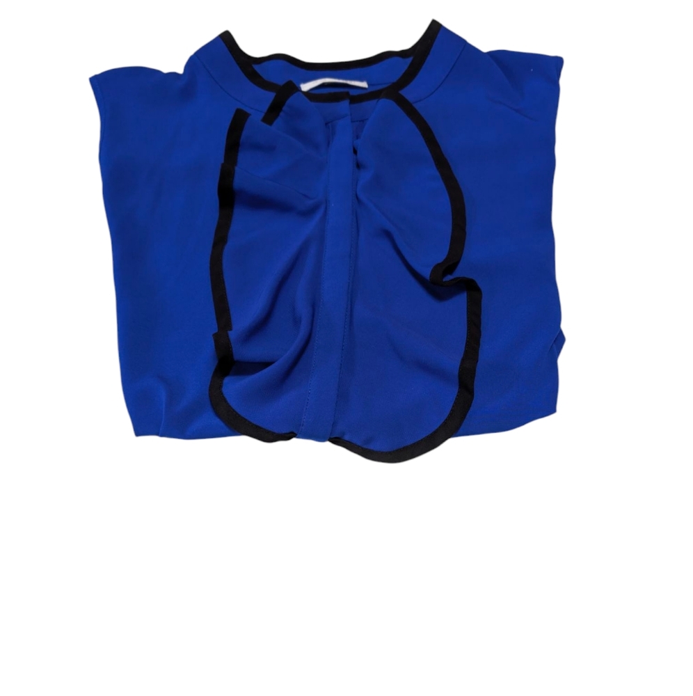 Calvin KleinBlue Top with Black Trim Size Xl